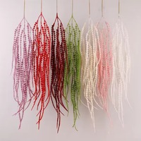 Nouvelle Arrivée Pupupig : Guirlande Florale Artificielle en Mousse Écologique Faite à la Main, Multi-pièces, Amaranthus Suspendu, Style Moderne pour Noël et Pâques