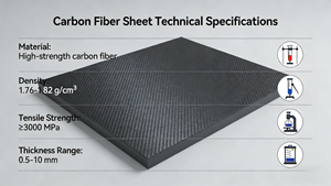 Plaque en <span class=keywords><strong>fibre</strong></span> de carbone - Épaisseur 1 mm, dimensions personnalisées, carbone de haute pureté (C>90%) pour activateur chimique de support, fonctionnement à 200°C - Product Image 5