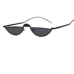 Novedades 2021, Gafas de Sol de Media Montura Redondas para Hombre, de Alta Calidad, con Protección UV400, Gafas de Sol de Ojo de Gato con Montura Pequeña para Mujer - Product Image 3