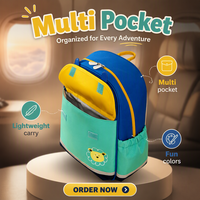 Sac à dos pour enfants personnalisé, mignon, géométrique, imperméable, avec poche latérale, léger, durable, pour garçons et filles