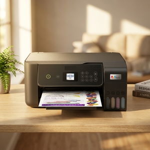 Portable A4 All-in-One Inkjet Photo Printer with Color LCD Screen USB <strong>Interface</strong> - Product Image 3