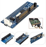 Adaptador IDE a SATA HDD 3,5 Convertidor de disco duro IDE a SATA PATA IDE 39/40Pin a SATA Conector de disco duro de 22 pines con cable de datos