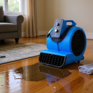 Ventilador secador de alfombras portátil Vevor de 2600 CFM y 1/2 HP para secado y enfriamiento con 4 ángulos ajustables - Product Image 2