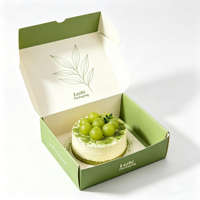 Emballage personnalisé à ouverture frontale pour petits cheesecakes basques et mini-cupcakes, muffins et gâteaux – Boîte en papier