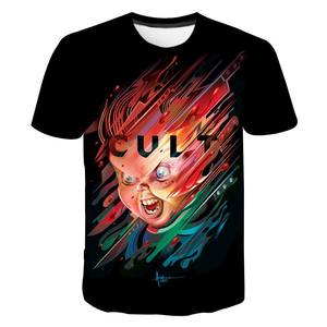 Fitspi Halloween <span class=keywords><strong>Horror</strong></span> 3d Tshirt uomo O collo corto t-shirt Plus Size Tshirt Dropshipping all'ingrosso - Product Image 4