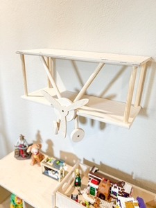 Étagère murale biplan pour enfants Montessori Toddler Shelf Cabinet Safe Cabinet for Boys Room Decor Wall Shelf - Product Image 5