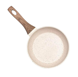 Chất lượng cao nhôm không dính Fry <span class=keywords><strong>Pan</strong></span> thịt hầm Chảo giả mạo nấu ăn chảo và chậu 9 cái đá cẩm thạch Cookware Set - Product Image 4