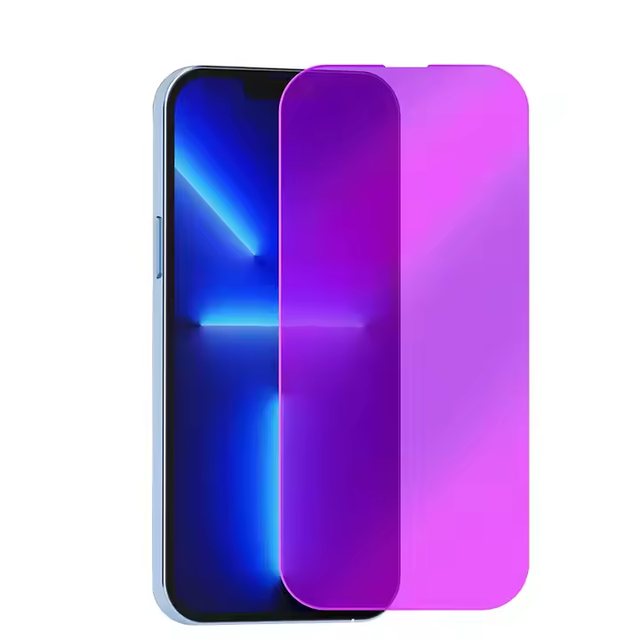 Anti Blue Light Screen Protectors for iphone 16 Pro 17 Pro Max Tempered Glass Eye Care Glass for xiaomi Protect Film for samsung