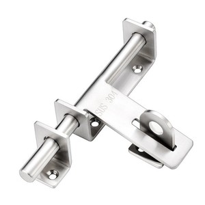 304 Stainless Steel Door Bolt Heavy-duty Pins Anti-theft <b>Latch</b> For Door Security - Product Image 1