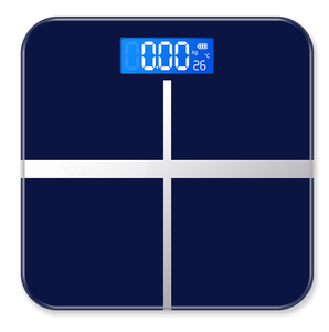 간단한 크로스 디자인 전자 인간 저울 홈 욕실 저울 LCD Disp 브러시 디지털 디스플레이 직사각형 주방 저울 Kg Lb St - Product Image 4