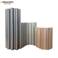 Panneau mural en PVC à prix d'usine, grille rotative, design moderne, étanche, pour usage domestique, décoration de pilier intérieur, facile à installer