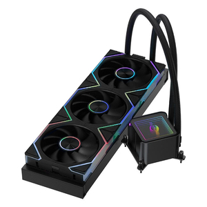 SM-360W/B-F4 Factory Price 360MM ARGB CPU PC Water Cooling Radiator Magnetic <b>Pump</b> Head Cooler for Gaming Green Cpu Cooler - Product Image 6
