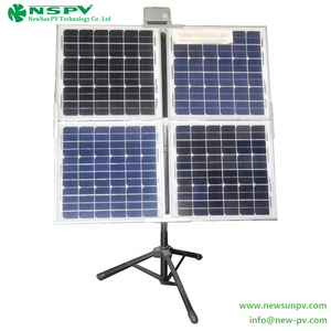 Nuevo Diseño de Sistema de Energía Solar de Doble Eje de 100W, Silicio Monocristalino, Mini Controlador de Seguimiento Inteligente MPPT NSPV0010, Energía Solar - Product Image 5
