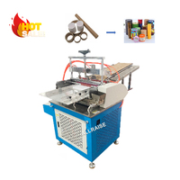 Machine de fabrication d'étiquettes rondes rigides pour boîtes cadeaux en papier, machine de fabrication de boîtes rondes en tube cylindrique, machine à coller pour étiquettes en papier