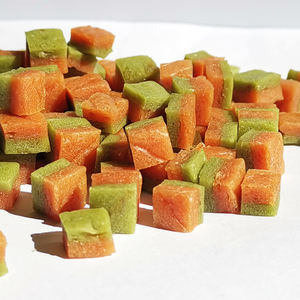 Comida para mascotas OEM ODM carne seca de naturaleza real mordeduras de pollo y espinacas con sabor a carne y vegetales golosinas para perros y gatos de alta proteína - Product Image 2