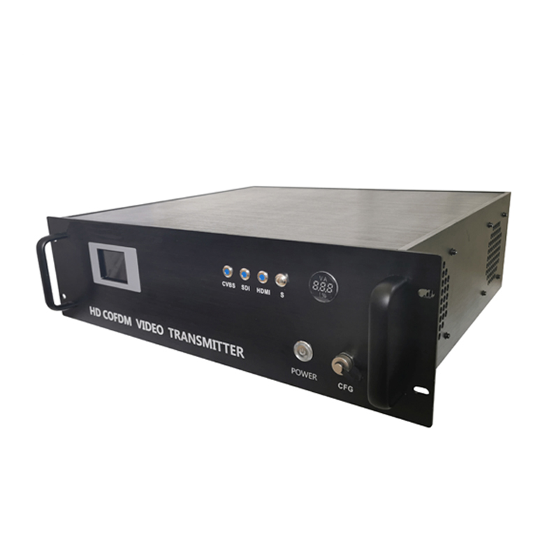 High Power COFDM Wireless Audio Video Transmitter Support GPS Data Communication System