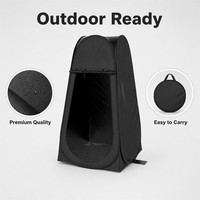 Tente de Douche Pop Pod d'Été pour l'Intimité, Protection UV, Cabine de Toilette Portable avec Sac de Transport pour Camping, Plage, Tailgate et Activités de Plein Air