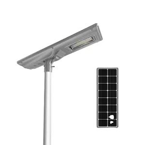 6000lm Integrated Flat Solar LED Street Light 60w 80w IP65 LiFePO4 battery factory manufacturer wholesale 10 yrs warranty