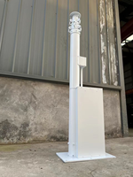 Trépied compact de 5 m, longueur fermée 1,5 m, s'étend jusqu'à 30 m, charge utile de 20 kg, installation rapide, base pour éclairage, caméras et capteurs