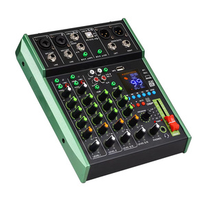 Equipo <span class=keywords><strong>de</strong></span> Audio Profesional para Transmisión en Vivo, Mezclador <span class=keywords><strong>de</strong></span> DJ Digital <span class=keywords><strong>de</strong></span> 6 Canales y 99DSP con Tarjeta <span class=keywords><strong>de</strong></span> Sonido con Efecto OTG, Grabación por Computadora, Reproductor <span class=keywords><strong>de</strong></span> MP3 - Product Image 4