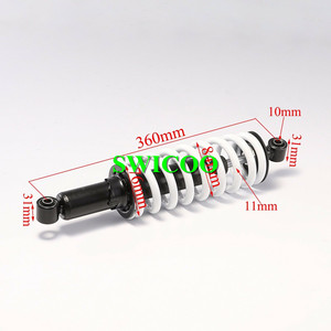 Suspension d'<span class=keywords><strong>amortisseur</strong></span> arrière <span class=keywords><strong>360mm</strong></span> 14 "pour ATV Quad Buggy Go Kart <span class=keywords><strong>amortisseur</strong></span> arrière - Product Image 2