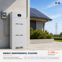 Onduleur solaire hybride tout-en-un empilable OEM avec batterie 10kW 15.07kWh 48V 314Ah pour stockage solaire commercial