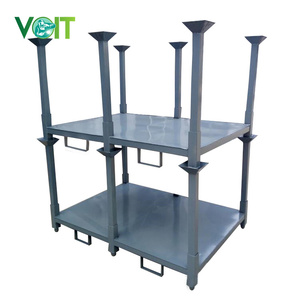Kho nhiệm vụ nặng nề lưu trữ di động thép Stackable <span class=keywords><strong>Pallet</strong></span> - Product Image 6