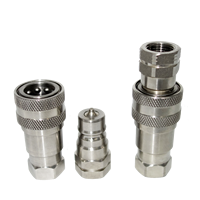 NAIWO Haute Qualité ISO 7241-A Connecteur Rapide Acier Inoxydable 3/8 ''Raccord Rapide Hydraulique Usine Directe Joints Rapides