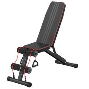 Banco de Pesas Ajustable FlyingBird - Equipo de Ejercicio Multifuncional Portátil de Metal con Capacidad de 150 kg, Banco de Entrenamiento Inclinable/Declinable - Product Image 1