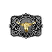 Ceinture en cuir PU style western avec boucle en alliage, motif cheval et gravure florale, haute qualité, style bohème vintage