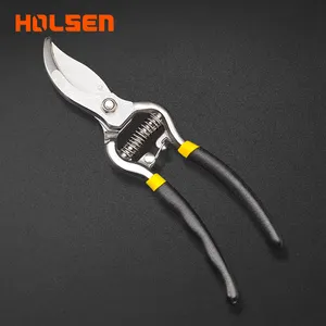 HOLSEN 8" Garden Tools Bypass pruner High carbon steel Pruning shear garden scissors