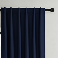 Panneau de Rideau Occultant (Couleur Bleu Pierre) Isolant Thermique, Rideaux Obscurcissants à Œillets pour Chambre/Salon