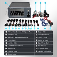 Hwaut Válvula de Actualización Portátil V4 Probador de Inyectores Common Rail Electromagnético Piezoeléctrico AHE BIP Airgap I-gap-300 Herramienta de Diagnóstico