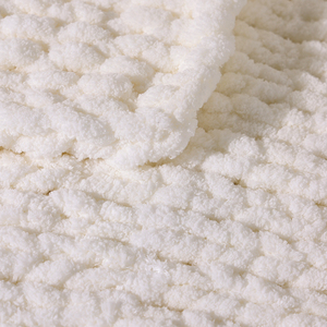 Manta de punto grueso al por mayor de fábrica, manta hecha a mano, manta de sofá personalizada para decoración del hogar - Product Image 4