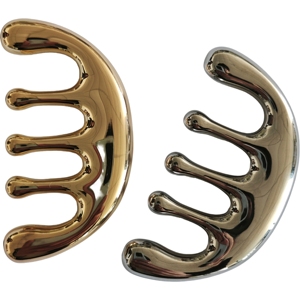 Peigne à cheveux en alliage de zinc de haute qualité, peigne de massage du cuir chevelu pour la tête - Product Image 3