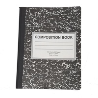 Carnet de notes portable de luxe à couverture imprimée, ligné large, relié thermiquement, 80 feuilles, idéal pour le bureau et l'étude