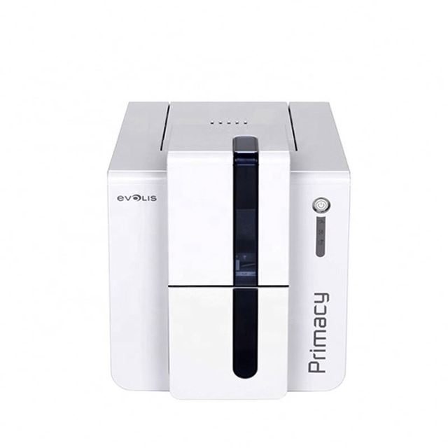 Single Sided Evolis Primacy CR80 PVC Contactless RFID ID Card Printer With 13.56mhz RFID Card Encoder
