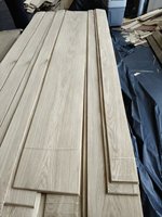 Placage de bois de chêne blanc naturel, coupe couronne, qualité AAA, grain cathédrale, tranché, pour panneau mural intérieur et décoration de yacht
