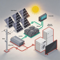 Panneaux solaires monocristallins de qualité supérieure 580W 585W 590W 595W 600W, efficacité 22,65%, panneaux photovoltaïques, module PV