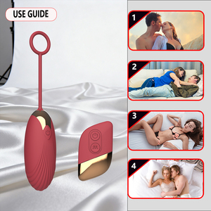 Vibrateur œuf télécommandé sans fil, 12 modes de vibration, mini masseur en silicone étanche pour femmes et couples - Product Image 1