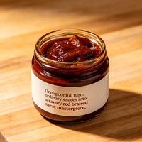 Échantillon Gratuit Arôme de Viande Type Viande Braisée Rouge avec Notes Profondes de Viande MOQ 1kg pour Nouilles Instantanées Assaisonnement Sauce Viande