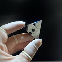 Prisme réflecteur de haute précision en verre BK7 avec revêtement argenté, miroir de première surface pour systèmes laser et de vision