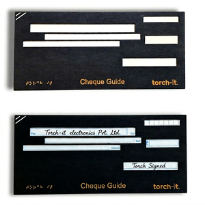 Guía Sencilla y Fácil de Seguir para Escribir Cheques para Personas con Discapacidad Visual de Torch-it - Product Image 1