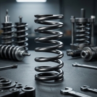 Ressort de compression robuste pour le contrôle des chocs des véhicules