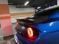 Coffre arrière de voiture en fibre de carbone de style AC de haute qualité avec becquet pour Ford Mustang GT 2015+