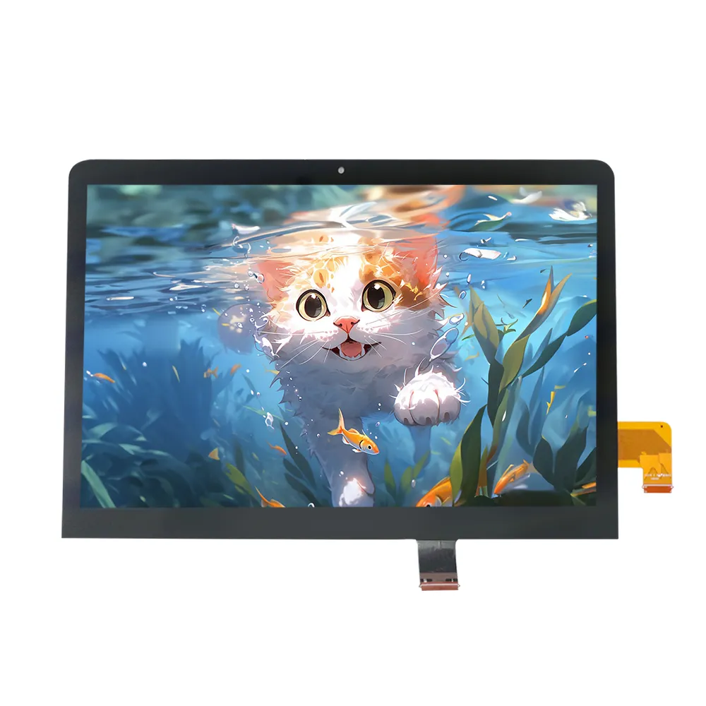 12.2 inch lcd panel 1920*1200 300 nits 800 contrast round lcd panel eDP1.2 interface screen lcd display