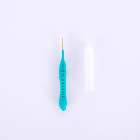 Soins quotidiens Meilleures ventes Soins dentaires Brosses interdentaires avec capuchons Pinceau pliable en acier inoxydable Pics interdentaires