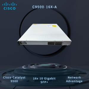 For <b>Catalyst</b> C9500-16X-A SFP Switch 16 Ports 4 Gigabit SFP Uplinks Poe 1 Year Warranty QoS Stock Brand New SNMP - Product Image 2