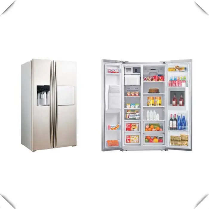 ตู้เย็นห้องครัวแบบเคียงข้างกัน,ตู้เย็นประตูไขว้สำหรับใช้ในครัวเรือน