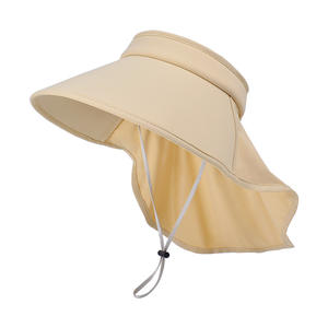 Chapeau de soleil d'été respirant à large bord pour femme avec protection du cou – Vente en gros - Product Image 5